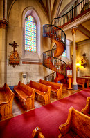 Loretto Chapel Miraculous Spiral Staircase, Loretto Chapel, Santa Fe, New Mexico