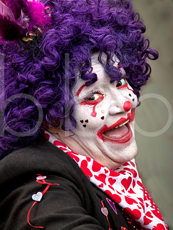 New Orleans Street Clown, "It", French Quarter/Jackson Square, New Orleans, Louisiana